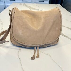 Vintage COACH Leather Drawstring Soft Flap Crossbody Bag Model 4050